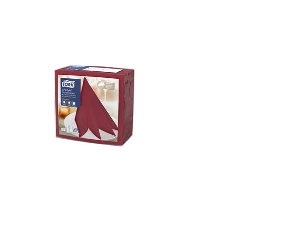 Een Tork LinStyle® Dinnerservet 39x39cm 1/4-vouw 12x50 burgundy koop je bij ShopXPress